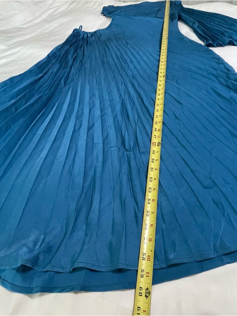 Hello Molly‎ LAND OF BEAUTY ONE SHOULDER MAXI DRESS BLUE - Picture 13 of 16